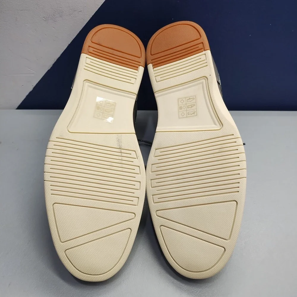 Madden Lopiut Oxford Shoes Mens Size 11.5 Gray Lightweight Comfort Almond Toe